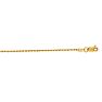 14 Karat Yellow Gold 1.25mm 24 Inch Solid Rope Chain Image-1