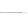 14 Karat White Gold 2.0mm 16 Inch Light Weight Rope Chain Image-1