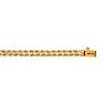 14 Karat Yellow Gold 4.0mm 7 Inch Double Line Rope Chain Image-1