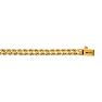 14 Karat Yellow Gold 4.0mm 8 Inch Double Line Rope Chain Image-1