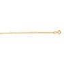14 Karat Yellow Gold 1.2mm 18 Inch Diamond Cut Mariner Link Chain Image-1