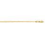 14 Karat Yellow Gold 1.7mm 16 Inch Diamond Cut Mariner Link Chain Image-1