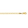 14 Karat Yellow Gold 3.20mm 7 Inch Diamond Cut Mariner Link Chain Image-1