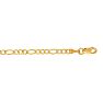 14 Karat Yellow Gold 3.10mm 20 Inch Diamond Cut Classic Figaro Chain Image-1
