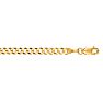 14 Karat Yellow Gold 3.60mm 7 Inch Comfort Curb Chain Image-1