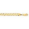 14 Karat Yellow Gold 4.70mm 8.50 Inch Comfort Curb Chain Image-1