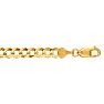 14 Karat Yellow Gold 5.70mm 8.50 Inch Comfort Curb Chain Image-1
