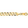 14 Karat Yellow Gold 7.0mm 20 Inch Comfort Curb Chain Image-1