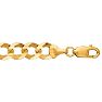 14 Karat Yellow Gold 10.0mm 22 Inch Comfort Curb Chain Image-1