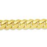 14 Karat Yellow Gold 5.40mm 20 Inch Light Miami Cuban Chain Image-3