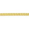14 Karat Yellow Gold 6.50mm 8.50 Inch Light Miami Cuban Chain Bracelet Image-3