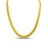 14 Karat Yellow Gold 6.50mm 22 Inch Light Miami Cuban Chain Image-1