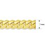 14 Karat Yellow Gold 7.80mm 24 Inch Light Miami Cuban Chain Image-5