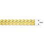 14 Karat Yellow Gold 5.0mm 22 Inch Miami Cuban Chain Image-5