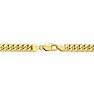 14 Karat Yellow Gold 6.70mm 8.50 Inch Miami Cuban Chain Bracelet Image-4