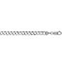 14 Karat White Gold 5.70mm 8.50 Inch Comfort Curb Chain Image-1