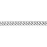 14 Karat White Gold 5.40mm 8.50 Inch Light Miami Cuban Chain Bracelet Image-3