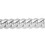 14 Karat White Gold 6.50mm 24 Inch Light Miami Cuban Chain Image-3