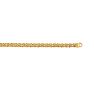 14 Karat Yellow Gold 7.20mm 7.25 Inch Shiny Byzantine Bracelet Image-1