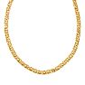 14 Karat Yellow Gold 7.20mm 18 Inch Shiny Byzantine Necklace Image-1