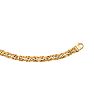 14 Karat Yellow Gold 9.0mm 8 Inch Shiny Byzantine Bracelet Image-1