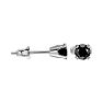 1/3ct Black Diamond Stud Earrings In White Gold Image-3