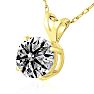 1CT DIAMOND BLOWOUT! 1ct Diamond Pendant in 14k Yellow Gold. UNHEARD OF PRICE! Image-2