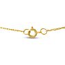 1/4 Carat Two Stone Two Diamond Intertwined Necklace In 14K Yellow Gold Image-4