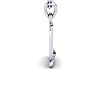 Letter Q Diamond Initial Necklace In White Gold With Free Chain Image-3