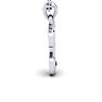 Letter T Diamond Initial Necklace In 14 Karat White Gold With Free Chain Image-3