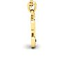Letter T Diamond Initial Necklace In 14 Karat Yellow Gold With Free Chain Image-3