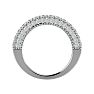 1 Carat Diamond Wedding Band In 14 Karat White Gold Image-3
