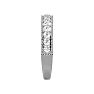1 Carat Diamond Wedding Band In 14 Karat White Gold Image-4