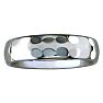 6mm Hammered Tungsten Wedding Band Image-3