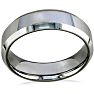 7mm Beveled Tungsten Men's Wedding Band Image-2