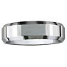 7mm Beveled Tungsten Men's Wedding Band Image-3