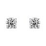 2/3 Carat Diamond Stud Earrings In Platinum Image-2