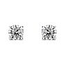2/3 Carat Diamond Stud Earrings In Platinum Image-2