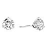 2 Carat Diamond Martini Stud Earrings In 14 Karat White Gold Image-1
