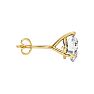 3 Carat Diamond Martini Stud Earrings In 14 Karat Yellow Gold Image-3