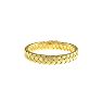 18 Karat Yellow Gold 11.2mm 7.5 inch Basket-Weave Bracelet Image-1