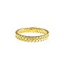 18 Karat Yellow Gold 11.2mm 8 inch Basket-Weave Bracelet Image-1