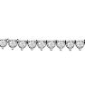 8.33 Carat Diamond Tennis Necklace In 14 Karat White Gold, 17 Inches Image-3