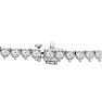8.33 Carat Diamond Tennis Necklace In 14 Karat White Gold, 17 Inches Image-4