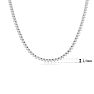 8.33 Carat Diamond Tennis Necklace In 14 Karat White Gold, 17 Inches Image-5