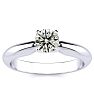 1/2ct Diamond Engagement Ring in White Gold, BLOWOUT Image-1