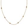 14 Karat Yellow Gold 1/2 Carat Diamonds By The Yard Necklace, 16-18 Inches Image-3