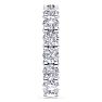 Eternity Ring Size 8, 4 1/4 Carat Diamond Eternity Ring In 14 Karat White Gold Image-4