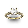 14 Karat Yellow Gold 2 Carat Classic Round Diamond Engagement Ring
 Image-1