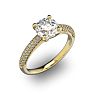 14 Karat Yellow Gold 2 Carat Classic Round Diamond Engagement Ring
 Image-2